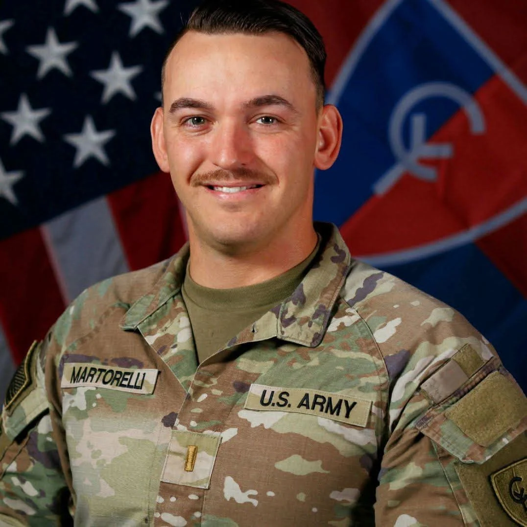 Mike Martorelli in U.S. Army uniform